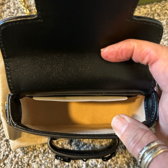 Gucci Azalea Calfsk Web Monochrome Horsebit 1955 wallet - Picture 9 of 13